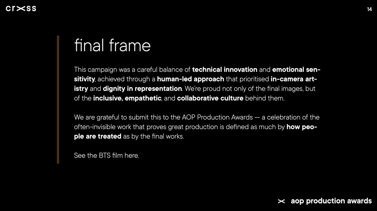 AOP Production Awards 2025: We nominate ourselves for 2nd place! - CRXSS
