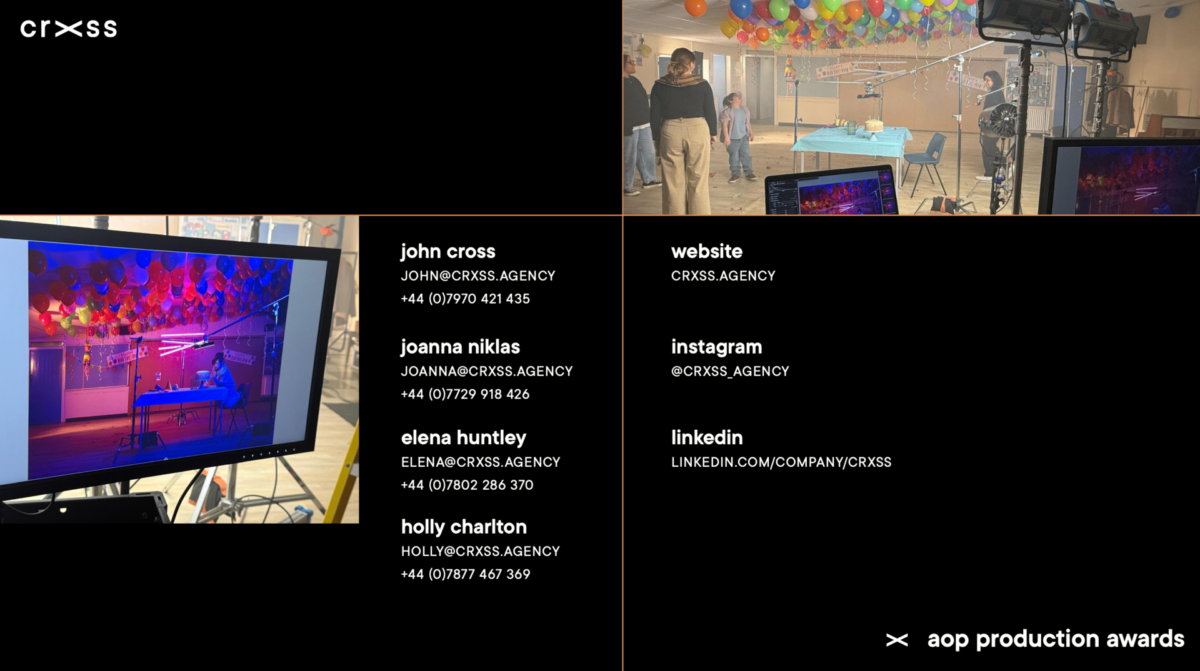 AOP Production Awards 2025: We nominate ourselves for 2nd place! - CRXSS